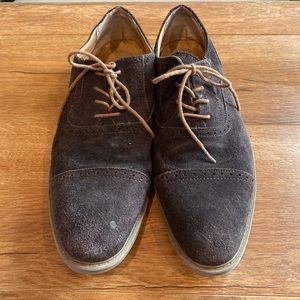 Calvin Klein brown suede boots